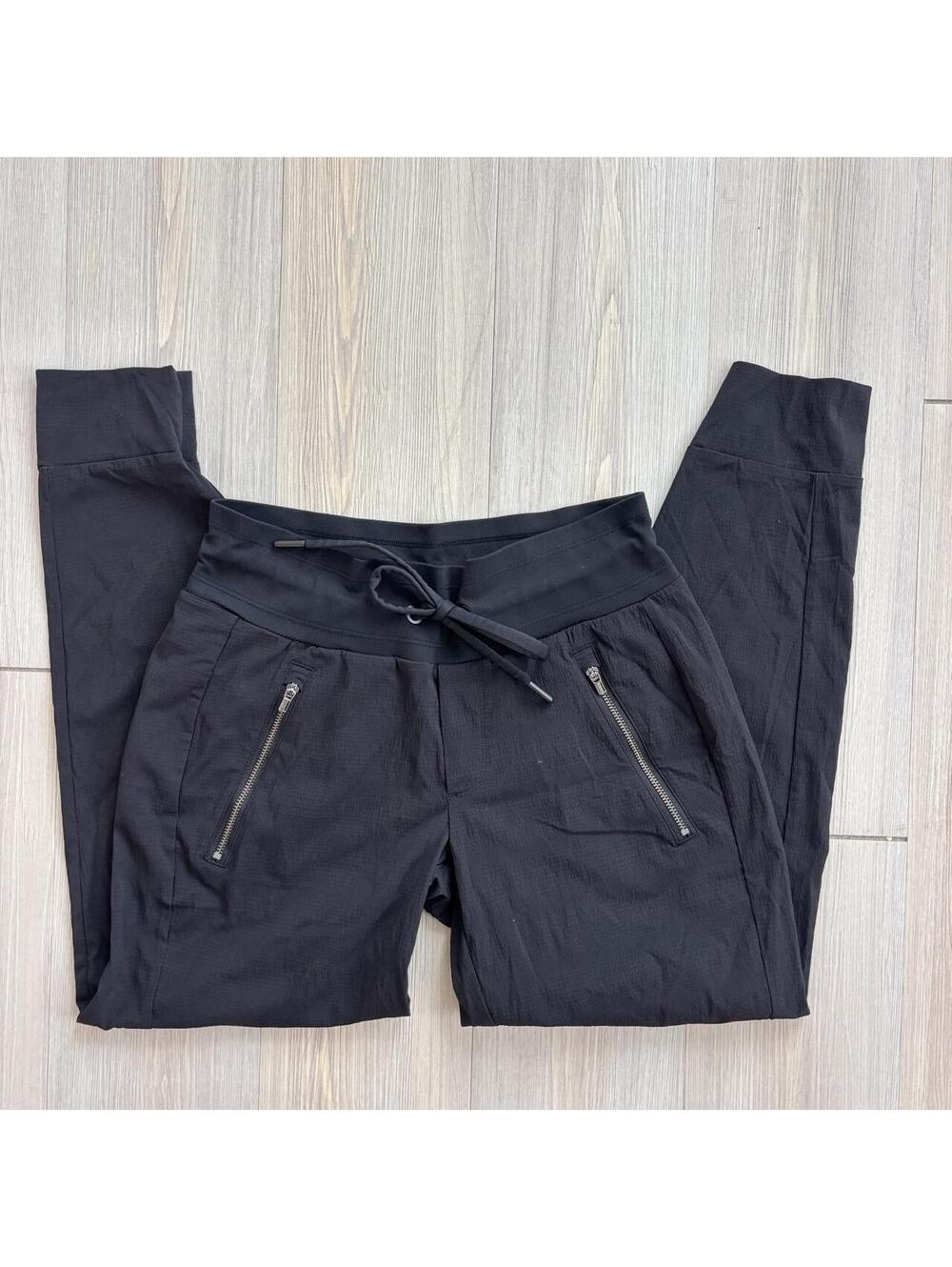 Athleta Headlands Hybrid Trek Mid Rise Jogger Pants Black Women’s 0P Petite